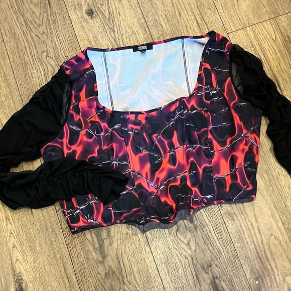 Poster Girl High Risk Hottie Corset Top - Picture 3 of 3